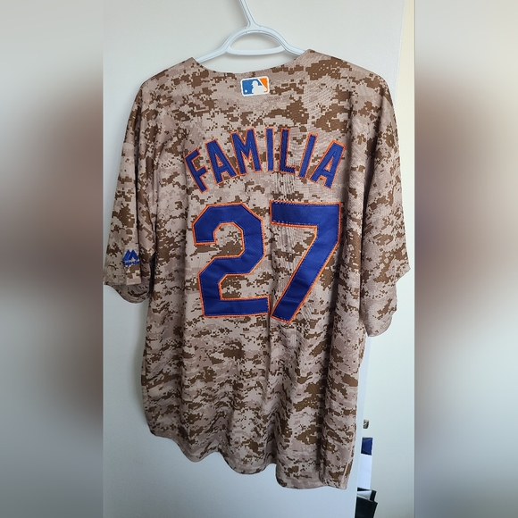 New york Mets Marine Monday Familia 27 Majestic jersey. - Picture 2 of 4
